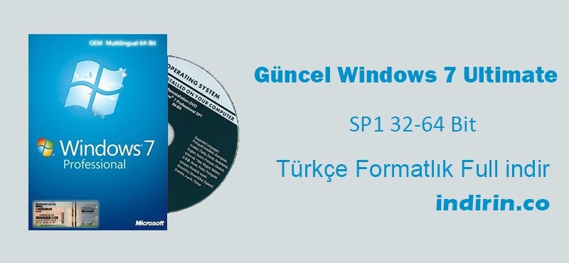 Windows 7 Ultimate full indir