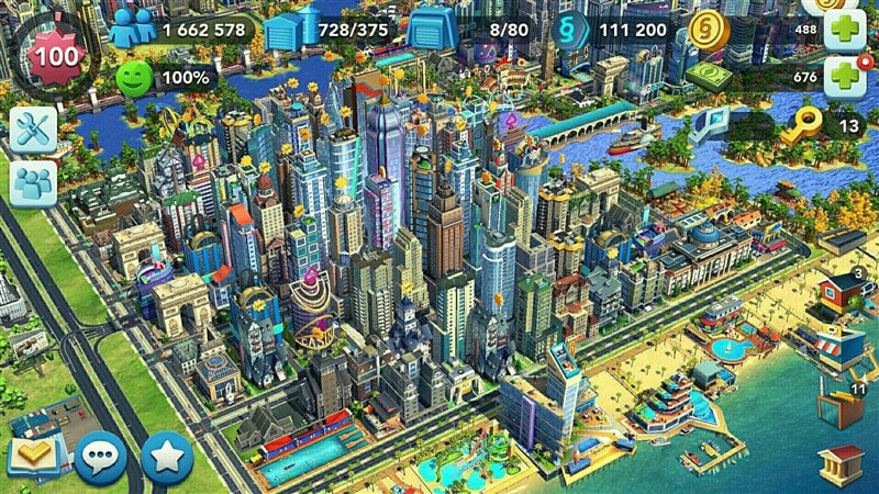 SimCity BuildIt Hileli Mod Apk İndir