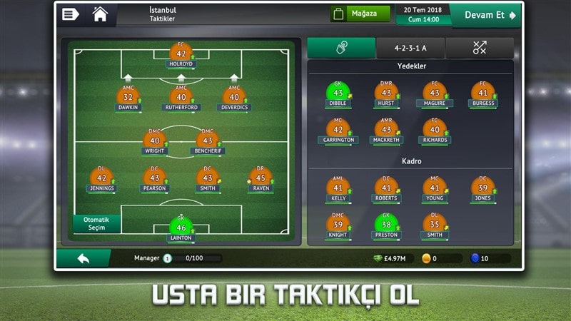 Soccer Manager 2019 Hileli Mod Apk