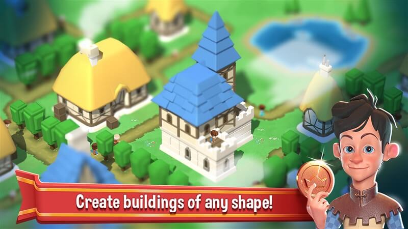 Crafty Town - Merge City Kingdom Builder Apk İndir