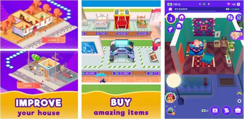 Idle Life Sim Hileli Apk İndir