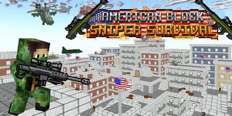 American Block Sniper Survival Hileli Apk İndir
