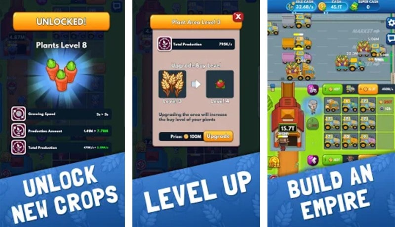 Idle Farm Tycoon Hileli Apk İndir