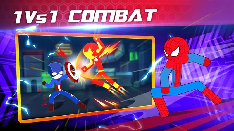 Super Stickman Heroes Fight Hileli Apk İndir