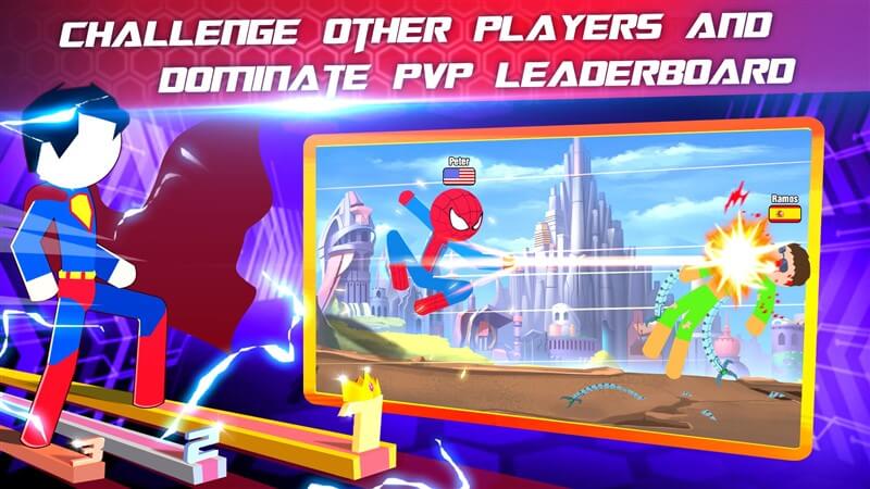 Super Stickman Heroes Fight Hileli Apk İndir