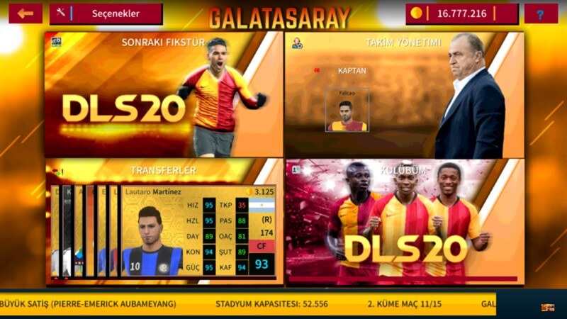 DLS 2021 - 2020 Galatasaray Modu Hileli Apk İndir
